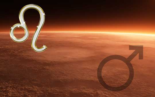 Mars in the sign of Leo