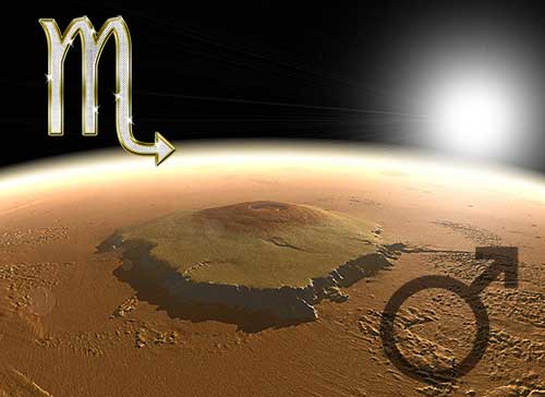 Mars in the sign of Scorpio