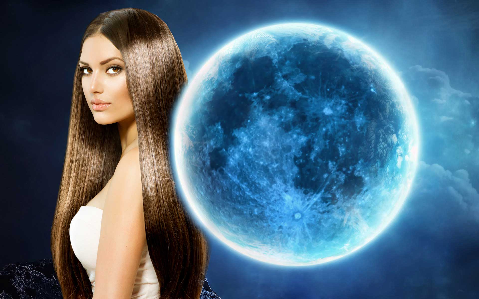 Hairstyle and lunar hair care calendar, good and bad days.