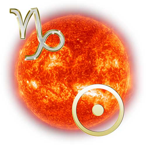 Sun in the sign of Capricorn