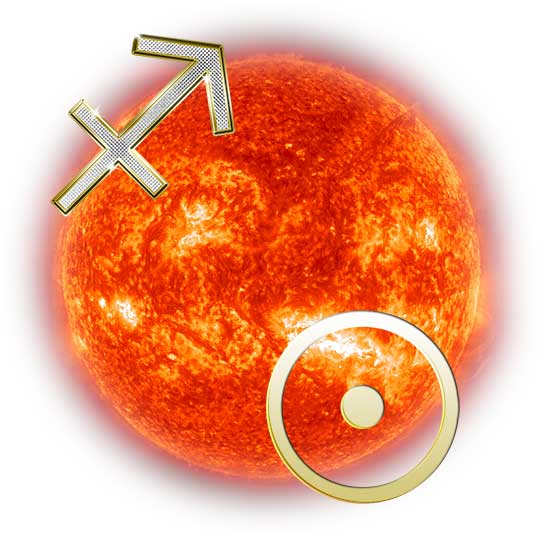 Sun in the sign of Sagittarius