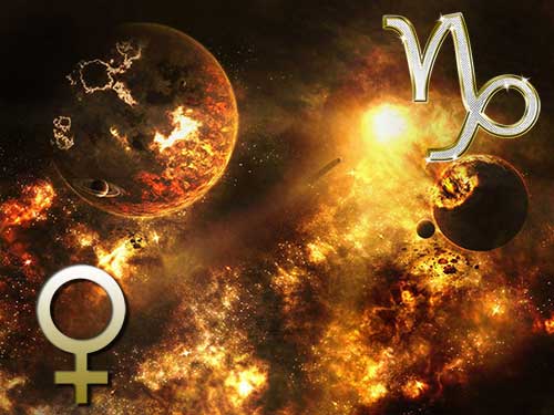 Venus in the sign of Capricorn
