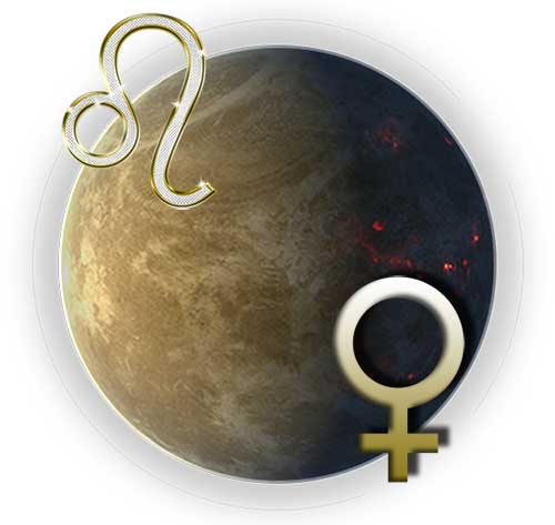 Venus in the sign of Leo