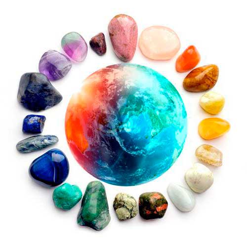 Stones on the Natal chart