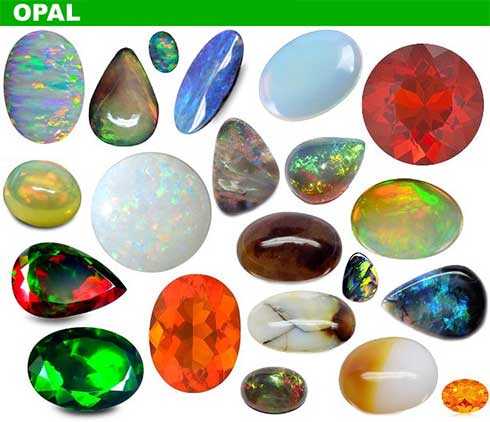 Opal color palette